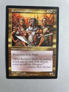 Scalebane's Elite, MTG Visions (1997), Uncommon Multicoloured Creature NM - Picture 1 of 2