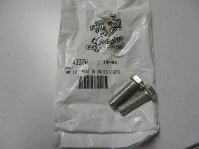 Tornillos hexagonales nuevos para: Harley Davidson FL FLX FLT FXR XL 4337W cantidad 2 Foto 1 de 4