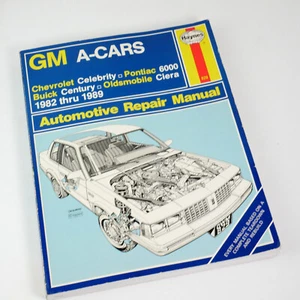 Haynes 829 GM Century Celebrity Ciara Cutlass 6000 1982-89 Repair Manual PRE-OWN - Picture 1 of 6