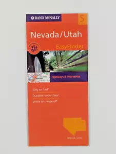 Rand McNally EasyFinder Highways & Interstate Nevada Utah Map - 2004 - Picture 1 of 2