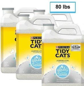(4 - 20 libbre brocche) Purina Tidy Cats 80 libbre lettiera a grappolo con molla trasparente - Foto 1 di 1