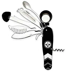 Pittsburgh Steelers NFL Bar Sport Barkeeper Multi Tool 8-teiliges Messer NEU 🙂 - Bild 1 von 5