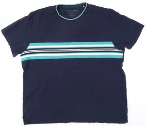 Racing Green Men's XL Blue Striped Crew Neck T-Shirt - Picture 1 of 12