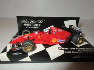 MINICHAMPS 1/43 FERRARI 1996 LAUNCH VERSION SCHUMACHER W.C. 1994 1995 510964391 - Foto 1 di 7