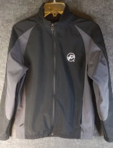 Sport-Tek Fleece Lined Logo Jacket Adult Size Small Black Full Zip Pockets - Picture 1 of 12