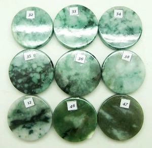 BURMA GREEN GRADE "A" JADE Sliced Sawn Polished Rough 2 Carve Collect Display - Picture 1 of 12