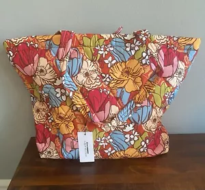 NWT VERA BRADLEY East West Tote Midday Garden - Picture 1 of 14
