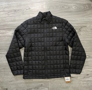 The North Face Men’s Thermoball Insulated Full Zip Medium Jacket Black BNWT $230 - Picture 1 of 4