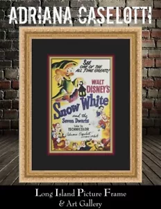 Adriana Caselotti Voice of Snow White Signed Disney Lithograph 1951 Custom Frame - Picture 1 of 4