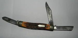 Vtg Schrade 885UH Uncle Henry 3 blade  USA - Picture 1 of 9