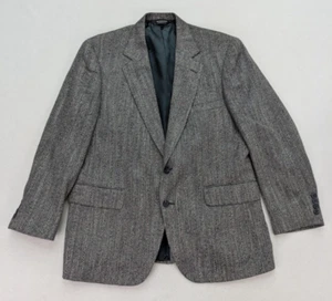John Alexander Vintage Men's Blazer Jacket Sport Coat Size 42 Herringbone - Picture 1 of 16