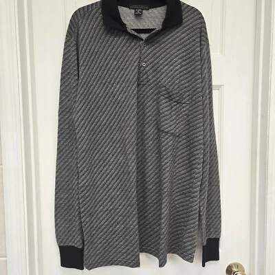 Polo de golf de manga larga Metropolitan View para hombre, talla XL Foto 1 de 3