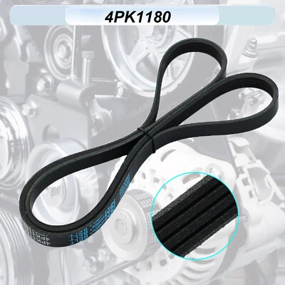 EPDM Serpentine Belt 4PK1180 For Toyota Yaris 2007-12 & Toyota Echo 1.5L 2000-05 - Image 1 of 4