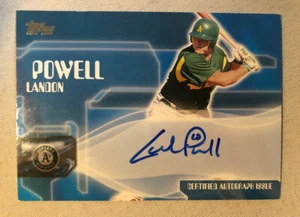 2005 Topps Autographs LANDON POWELL Auto - ATLETICA - Foto 1 di 3