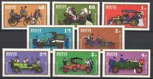 Hungary 1970. Transport old cars set MNH (**) Michel: 2564-2571 / 7 EUR - Picture 1 of 1