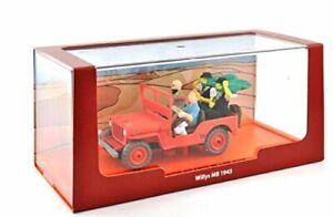 Jeep Willys Tintin Land of Black Gold - 1:43 Resin Model Car Editions Atlas