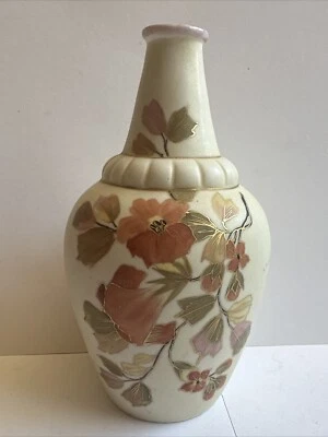 RW Royal Rudolstadt Germany Floral Porcelain Vase 6 1/4" Tall - Image 1 of 4