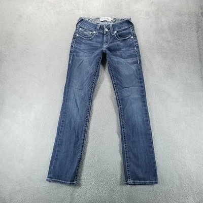 Jeans Ariat Real para mujer 26 azul recto tiro bajo lavado oscuro elástico vaquera Foto 1 de 4