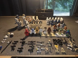LEGO STARWARS MINIFIGURE LOT Droid Jedi Trooper TaunTaun C3p0 R2d2 Yoda Chewy - Picture 1 of 10