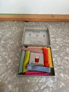 CLOTH COASTERS HI-JACS KING OF COASTERS VINTAGE WITH ORIGINAL BOX - Picture 1 of 3