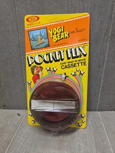 Pocket Flix Ideal Movie Cassette Yogi Bear in Mr. Bigot NOS - Bild 1 von 2