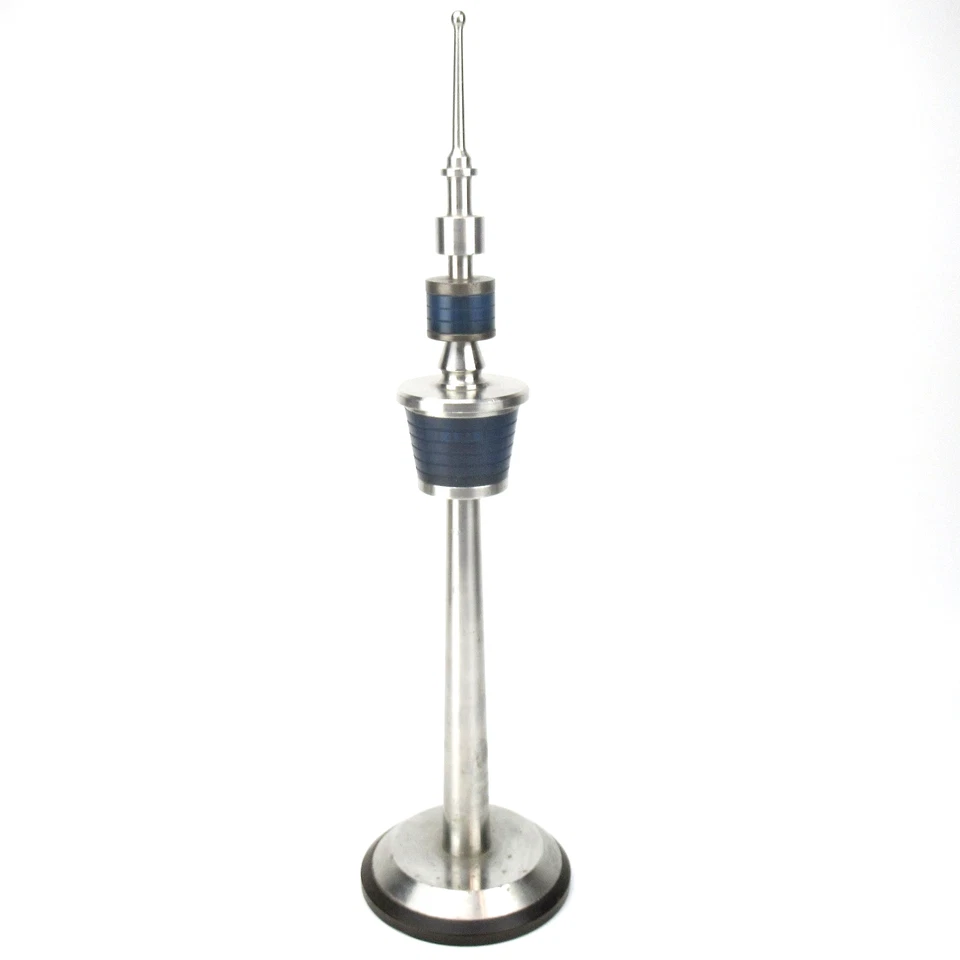 Fernsehturm-Modell Metall Holz Acryl Florianturm Dortmund TV Tower Vintage - Bild 1 von 4