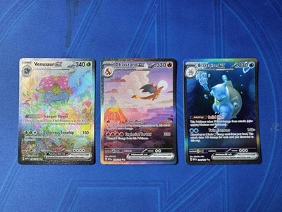 Pokemon 151 SIR Set (English) (Charizard, Blastoise, Venusaur) (Near Mint) - Image 1 of 4