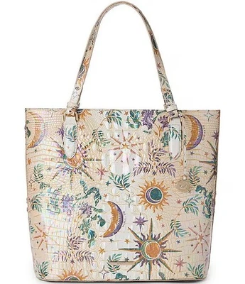 Bolso de Mano Brahmin XL Ezra Vitality Celestial Iridiscente Cuero Melbourne Foto 1 de 4