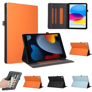 Leather Stand Case Cover for iPad 7th 8th 9th 10th 11th (A16) Generation 10.2" - Picture 1 of 38