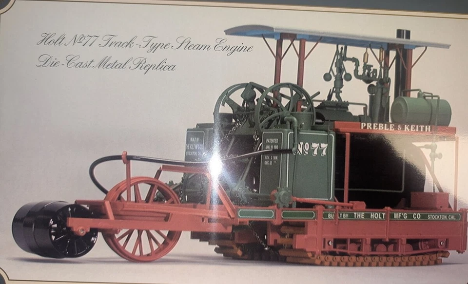 SpecCast CUST832 1:32 Die Cast Holt No.77 Track Type Steam Engine - Image 1 of 1