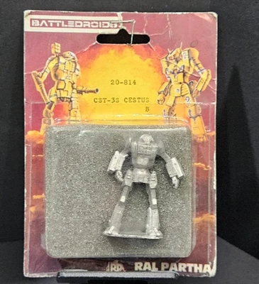 Battletech Miniatures Metal - "Battledroids" CST-3S CESTUS B. De colección, sin abrir Foto 1 de 2
