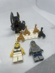 Authentic Lego Minifig Pharaoh Lot of Three