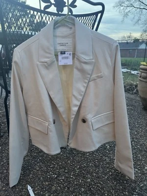 Coco Gauff X American Eagle Women’s Cream Blazer — Size Small, NEW WITH TAGS Foto 1 de 3