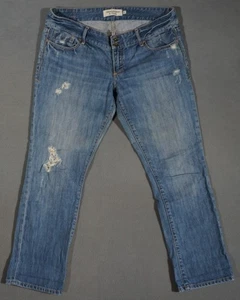 VB11448 **ABERCROMBIE** RELAXED FIT WOMENS JEANS sz8 - Picture 1 of 6