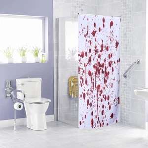 Horrible Cortina de Baño Impermeable Tema Halloween Cortina de Ducha Decorativa - Imagen 1 de 12