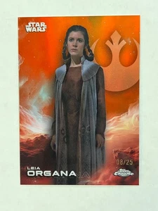 Topps Chrome Star Wars 2025 Leia Organa #08/25 - Picture 1 of 2