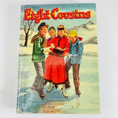 Vtg EIGHT COUSINS Louisa May Alcott Whitman Hardcover 1955 Illustrated Girls Foto 1 de 4