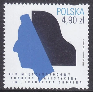 Polen Neuausgabe 2025-10-02 (S) Fryderyk Chopin Klavierwettbewerb - Bild 1 von 1