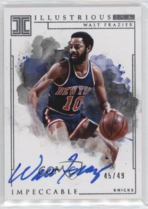 2018-19 Panini Impeccabile Inchiostro Illustre /49 Walt Frazier #IL-WFZ Auto HOF - Foto 1 di 3