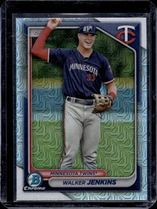 2024 Bowman Mega Walker Jenkins Chrome Mojo Variation Minnesota Twins BCP-43 - Picture 1 of 2