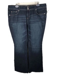 Pantalones de mezclilla para mujer Aeropostale Hailey acampanados algodón azul talla 17/18 largos - Imagen 1 de 9