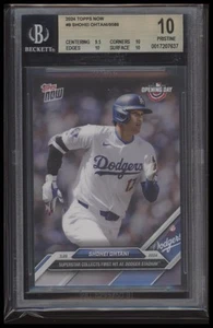 2024 Topps Now Shohei Ohtani BGS 10 Pristine #9 Opening Day RARE GRADE Dodgers - Picture 1 of 2