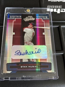 2005 Playoff Absolute Memorabilia Spectrum Auto 037/150 Stan Musial Auto HOF - Picture 1 of 2