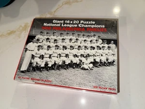 1950 PHILADELPHIA PHILLIES "Whiz Kids" VINTAGE TEAM foto puzzle - raro completo - Foto 1 di 2