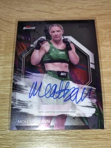 Autógrafos automáticos Topps Finest UFC Molly McCann 2024 #FA-MYM - Imagen 1 de 5