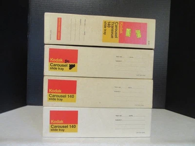 Kodak Carousel Slide Trays  3/140 and 1/80, w/ Boxes - Image 1 of 4