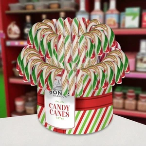 Bonds Christmas Candy Canes 60 x 20g Tub – Festive Peppermint Sweets Party Treat - Picture 1 of 7