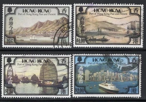 HONGKONG BRIEFMARKEN 1982 HK HAFEN VERGANGENHEIT & GEGENWART GEBRAUCHT - HK25-294 - Bild 1 von 1