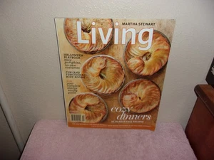 MARTHA STEWART LIVING MAGAZINE "COZY DINNERS    "  OCT, 2011 - Picture 1 of 4