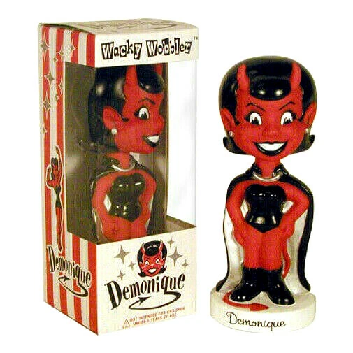 DEMONIQUE PVC bobble-head 15cm Funko Wacky Wobbler - Imagen 1 de 1